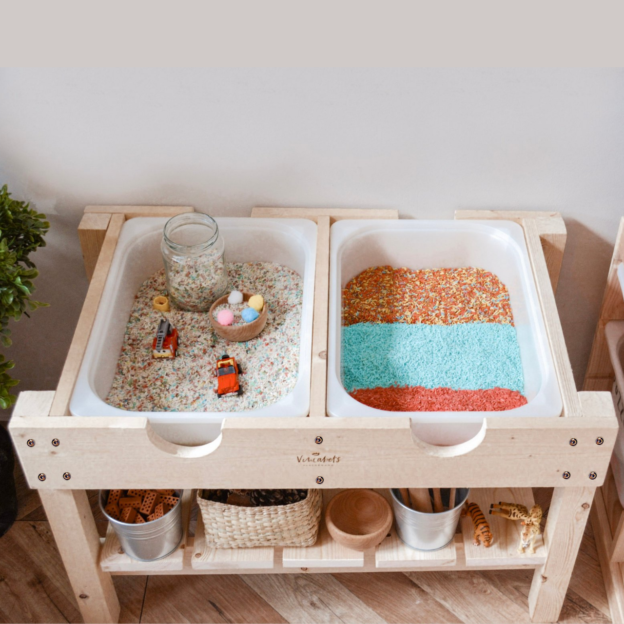 Double Sensory Table